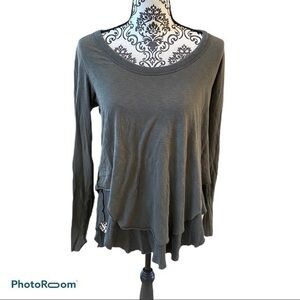 Peyton Jensen layered long sleeve shirt